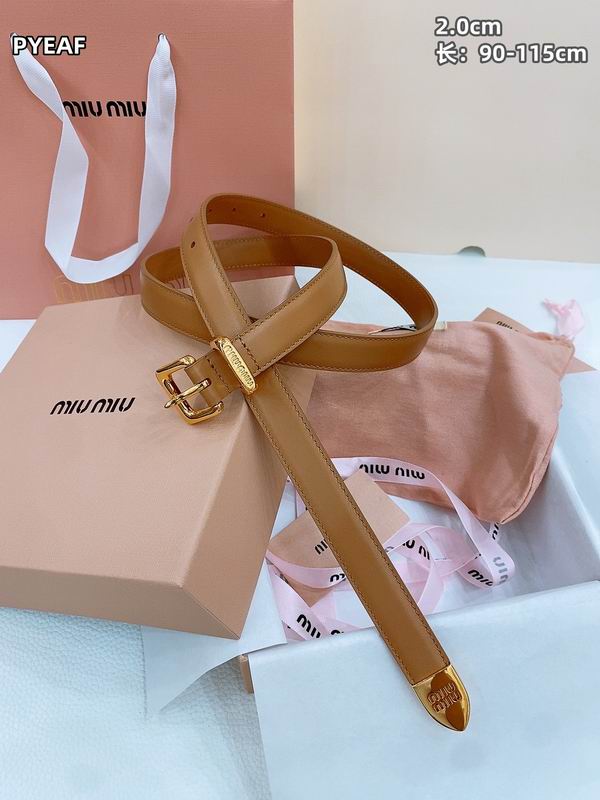 Miumiu belt 20mmX90-115cm 8L11